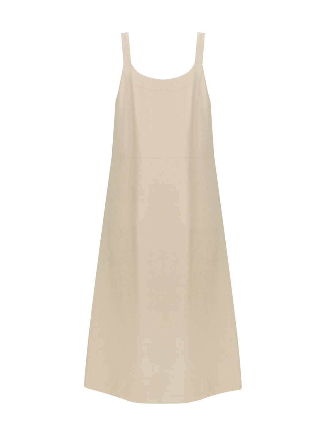 Angelina Linen Dress Stone