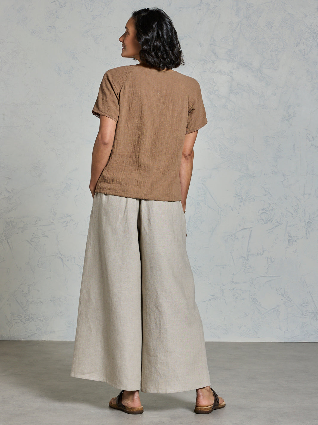 Daisy Organic Cotton Blouse Cinnamon