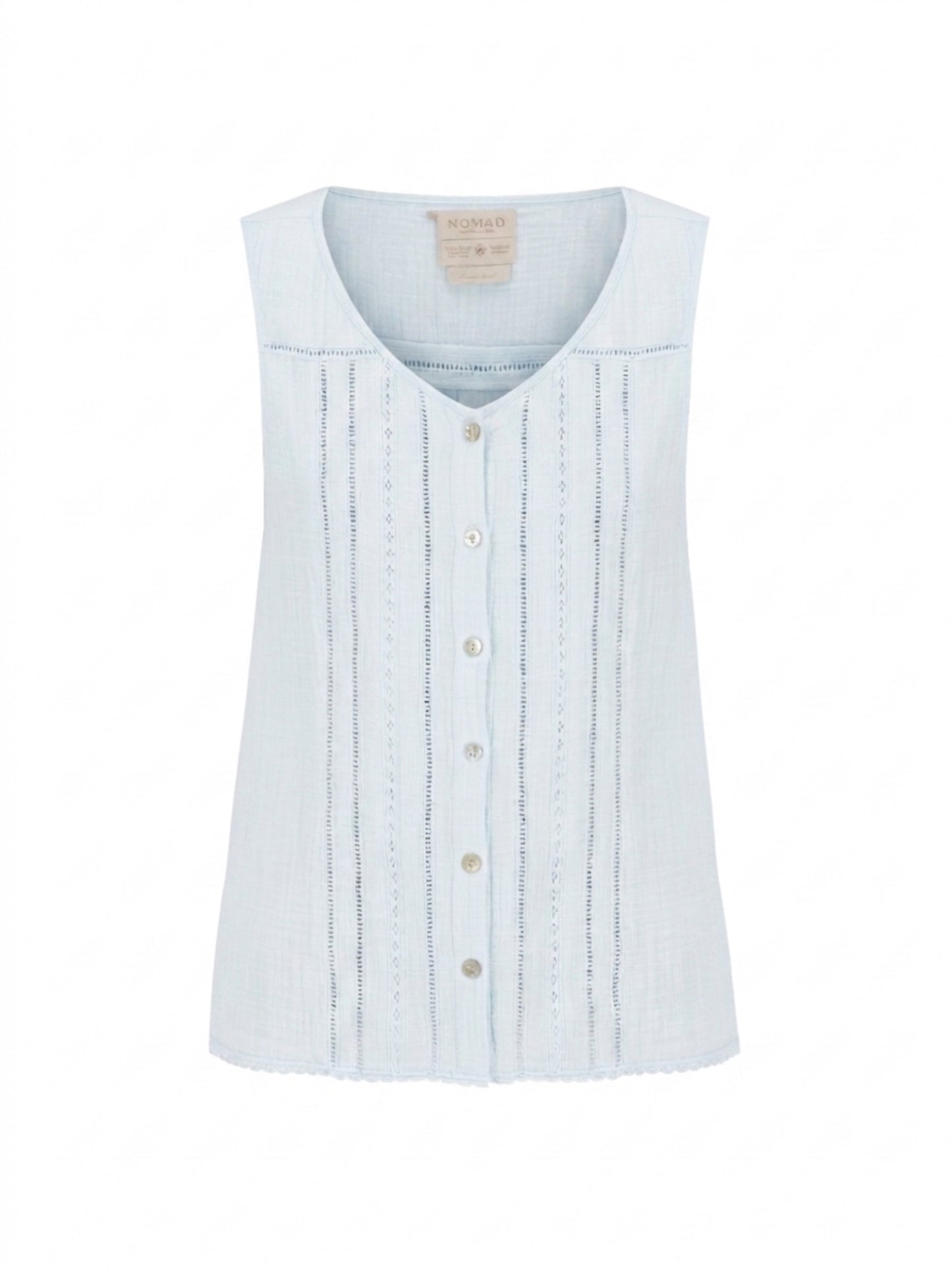 Ceres Organic Cotton Top Serene Blue