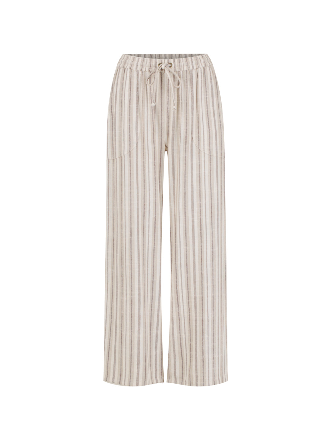 Jolie Linen Blend Pants Driftwood