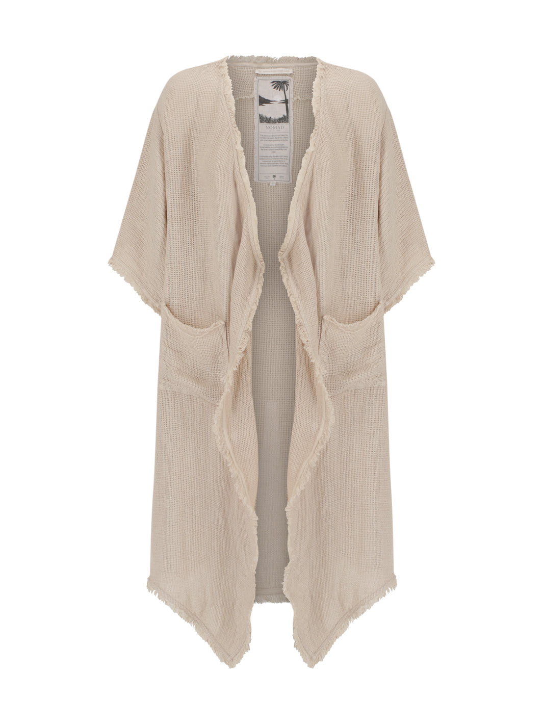 Laguna French Linen Kimono Natural