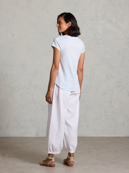 Leura Cotton T-Shirt Serene Blue