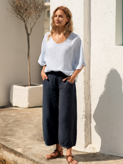 Sadhu Cotton Pants Charcoal