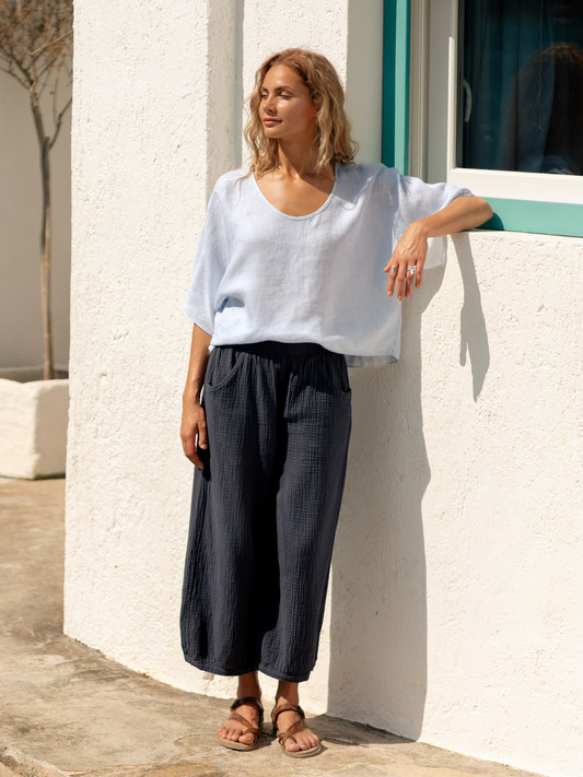 Sadhu Cotton Pants Charcoal