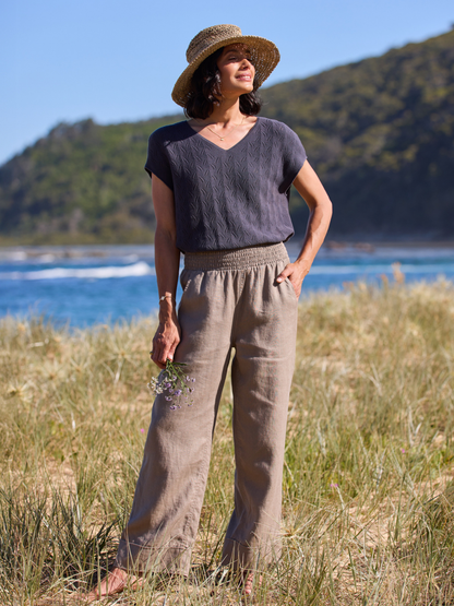 Yamba Linen Pants Elm