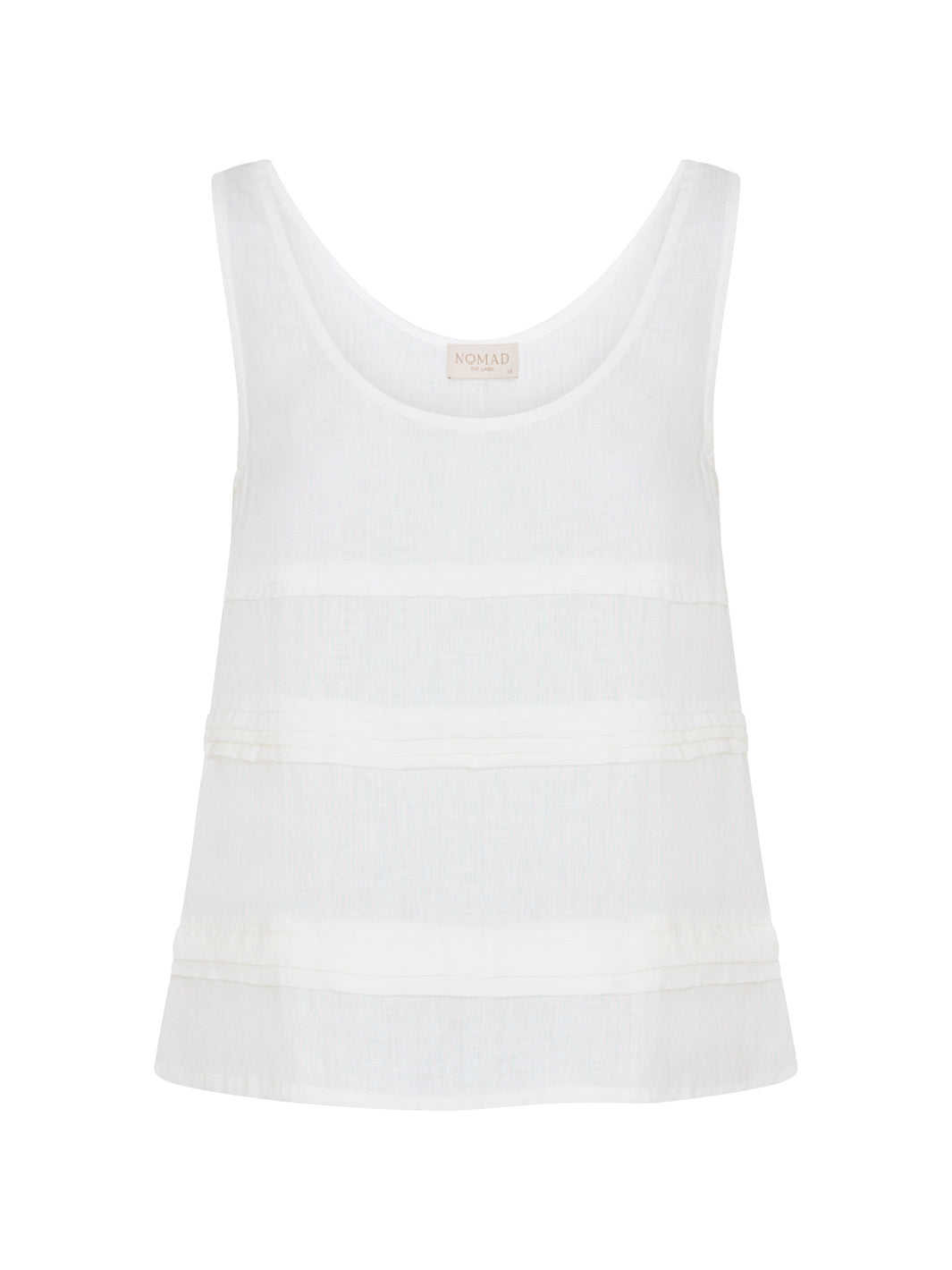 Stella Linen Top Coconut