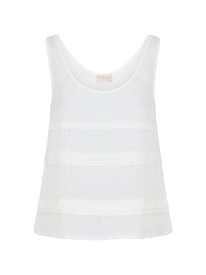 Stella Linen Top Coconut