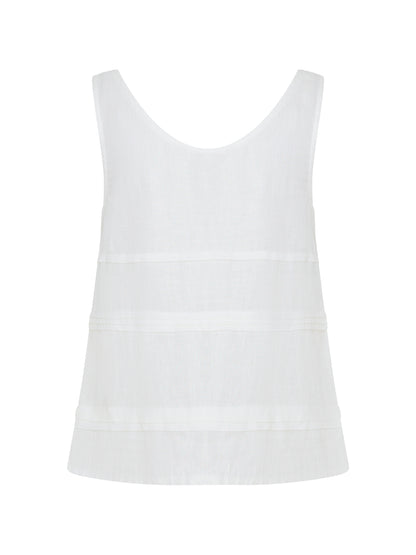 Stella Linen Top Coconut