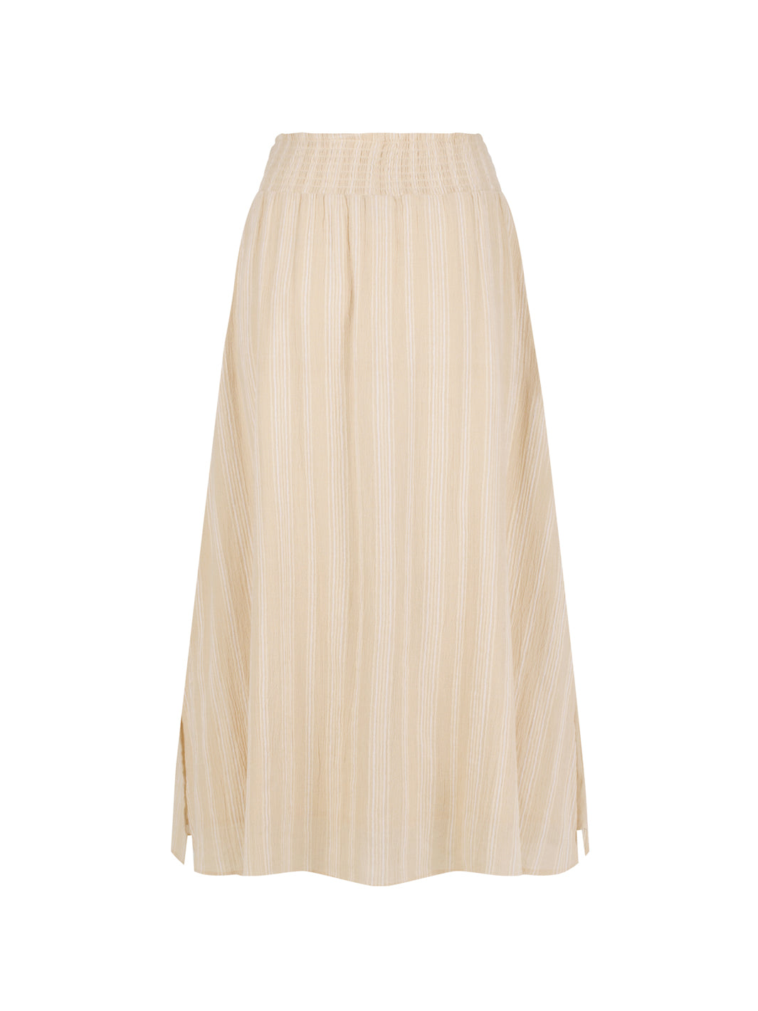 Beige cotton skirt