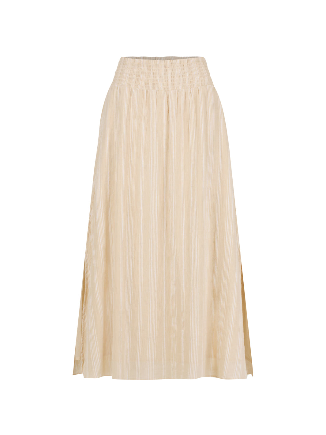 Beige cotton skirt