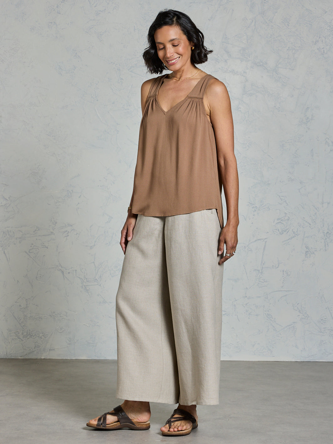 Sasa Bamboo Top Cinnamon