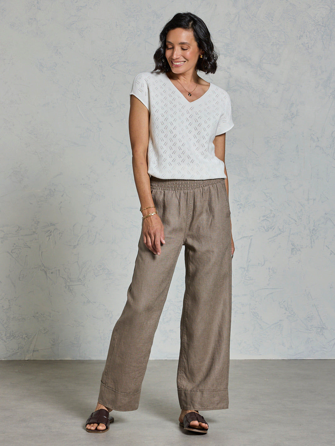 Yamba Linen Pants Elm