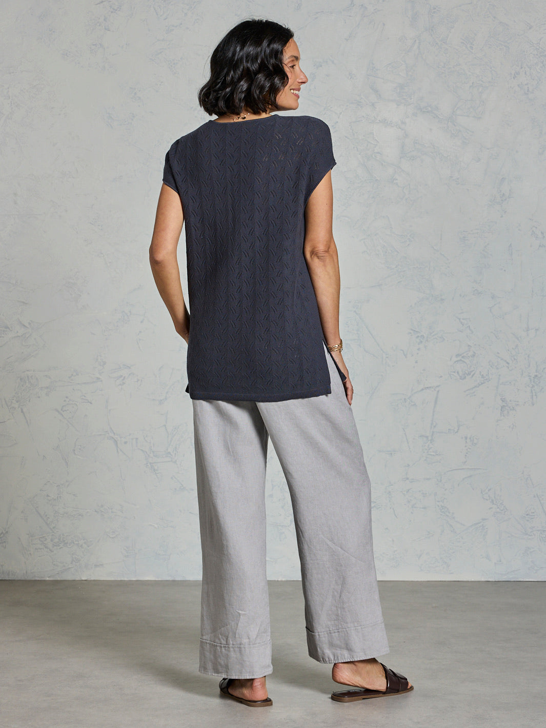 Allura Cotton Top Charcoal