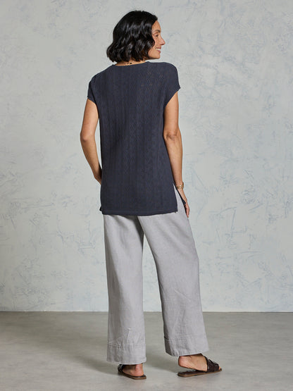 Allura Cotton Top Charcoal