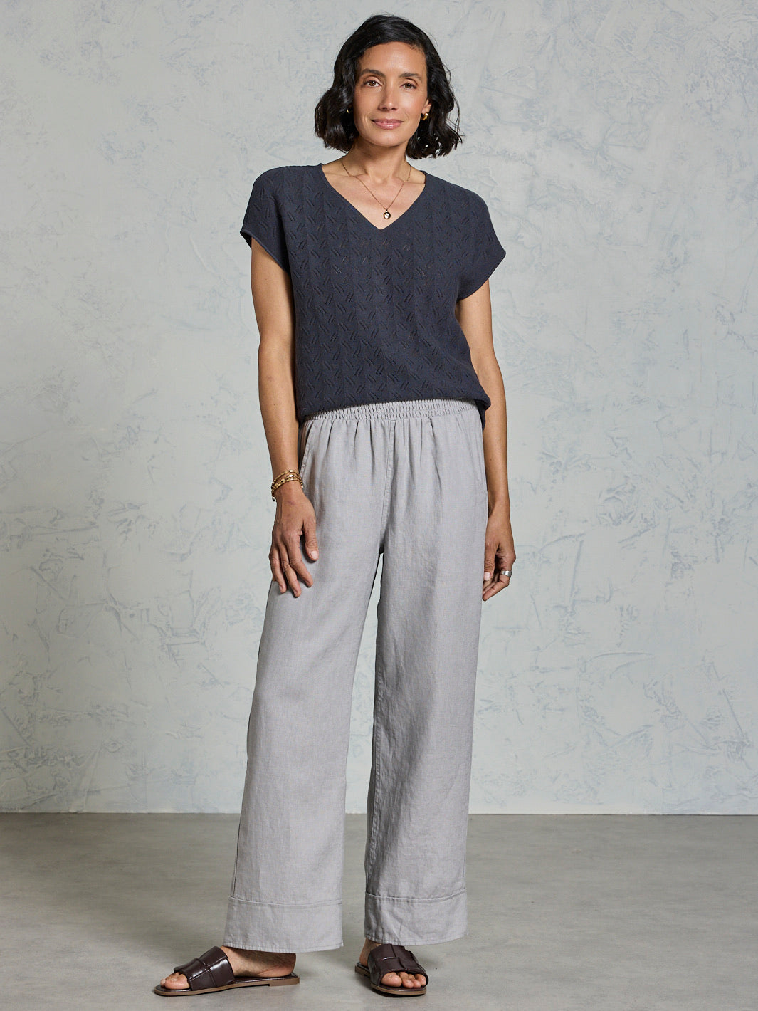 Yamba Linen Pants Fog
