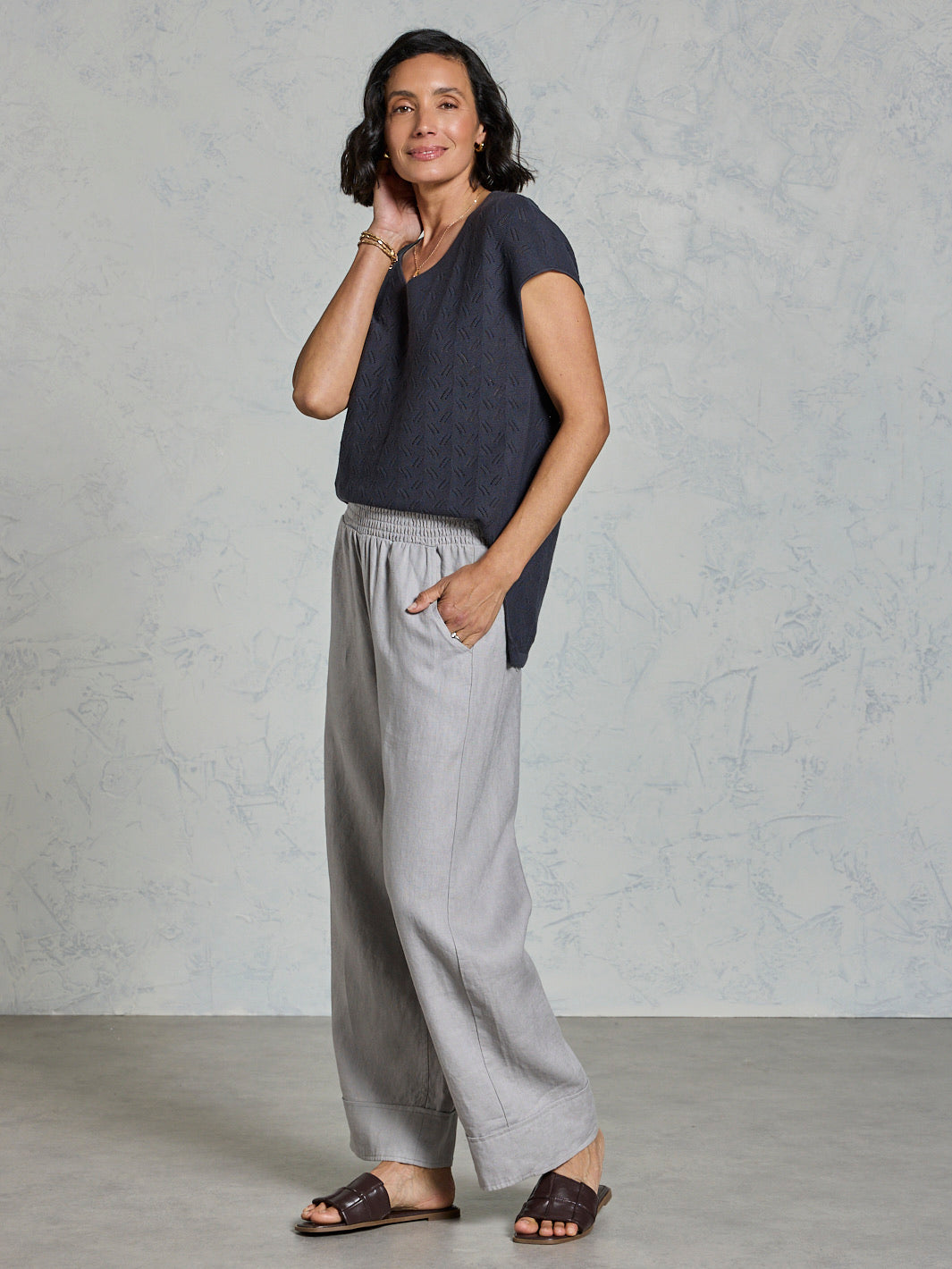 Yamba Linen Pants Fog