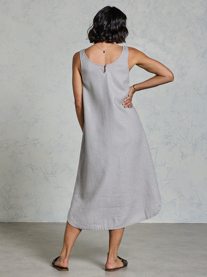 Laurel Linen Dress Fog