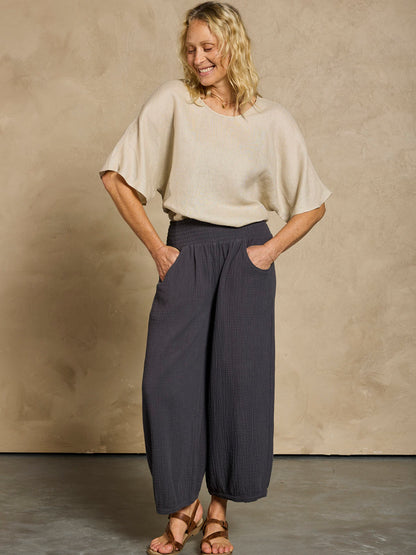 Sadhu Cotton Pants Charcoal