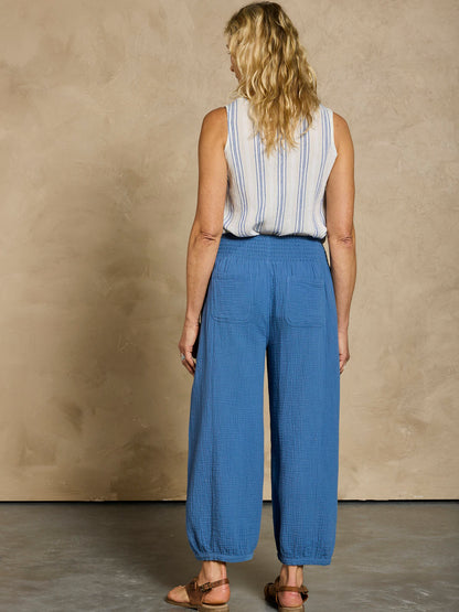 Sadhu Cotton Pants Aegean Blue