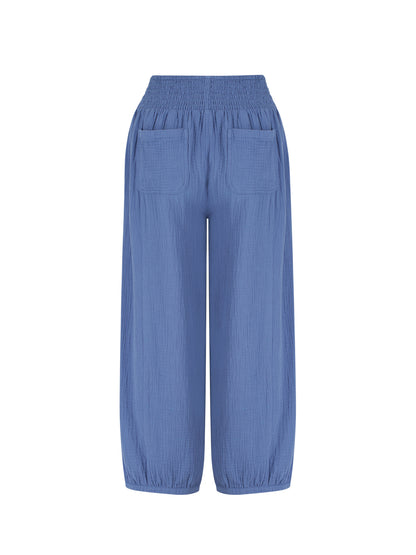 Sadhu Cotton Pants Aegean Blue