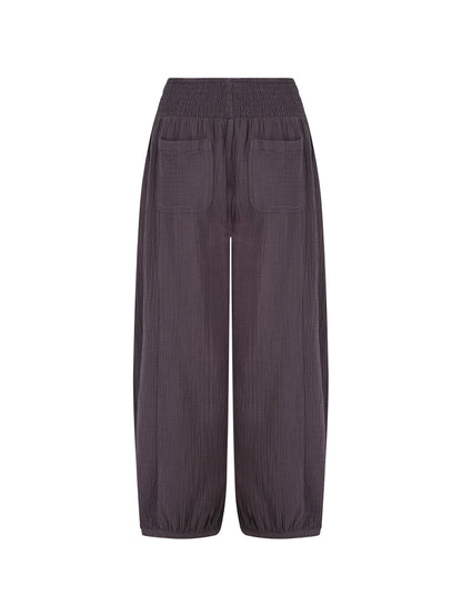 Sadhu Cotton Pants Charcoal