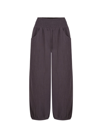 Sadhu Cotton Pants Charcoal