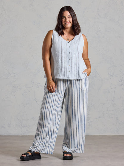 Ceres Organic Cotton Top Serene Blue