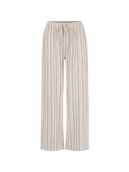 Jolie Linen Blend Pants Driftwood