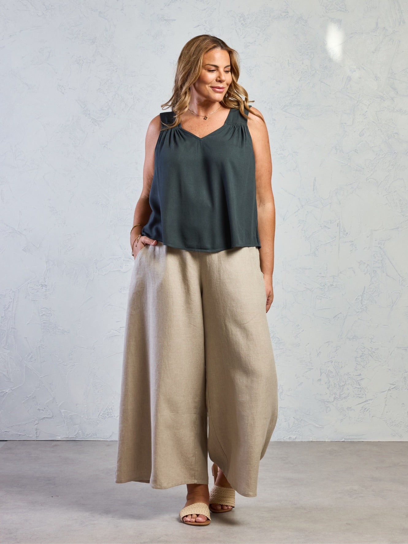 Sasa Bamboo Top Charcoal