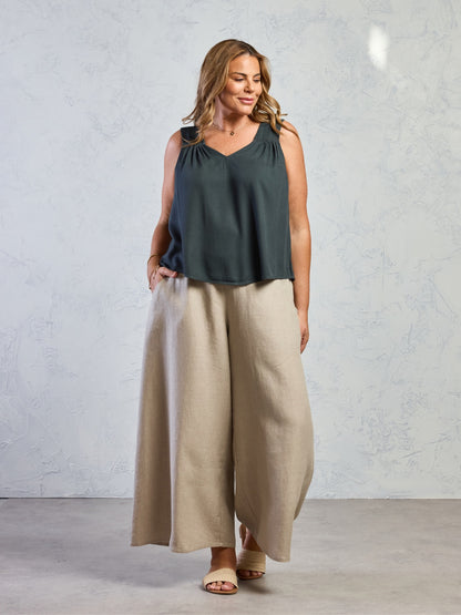 Sasa Bamboo Top Charcoal